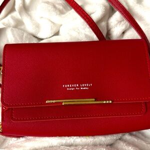 Forever Lovely Design For Madley Crossbody, Wallet Adjustable Strap